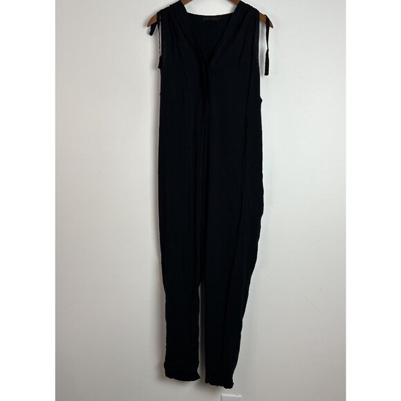 Hatch Pants - Hatch Maternity Jumper Jumpsuit Romper in Black Size 1 Medium Black